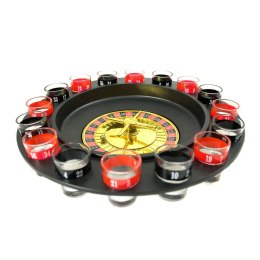 Imprezowa ruletka z kieliszkami, mini alko gra kasyno, zabawa dla całej grupy, gra z wyzwaniem.