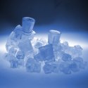 Nietopniejące kieliszki lodowe, zestaw 4szt bezbarwnych kieliszków które chłodzące trunek bez jego rozwadniania.