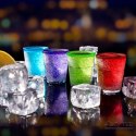 Nietopniejące kolorowe kieliszki lodowe, zestaw 4szt kieliszek chłodzący idealny prezent na każdą imprezę, parapetówka, urodziny