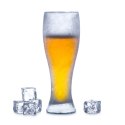 Chłodząca szklanka do Piwa, lodowe szkło, lodowy kufel na piwo.