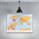 Mapa zdrapka Odkrywcy, Plakat Mapa Świata, zdrapka prezent dla podróżnika, odkrywcy, geografa.