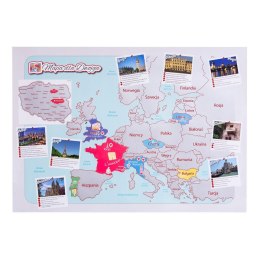 Mapa Zdrapka dla Dwojga, plakat Europa dla Par, propozycje ponad 40 niezwykłych przeżyć dla dwojga