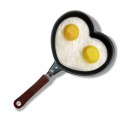 Patelnia kuchenna kształt Serduszko - 16 cm, idealna do omletów i naleśników.