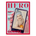 Baby Foto Ramka - wzór magazyn HERO (PL) stojąca foto ramka z miejscem na zdjęcie dziecka