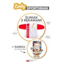 Baby Sportsman (mały kibic PL) - Śliniak z rękawami dla naszego malucha, gadżet dla najmłodszego kibica polskiej reprezentacji.