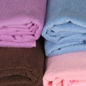 Ręczniko - Szlafrok, kolor Fioletowy, ręcznik kąpielowy na basen lub saunę z otworami na ręce, który nie zsuwa się z ciała.