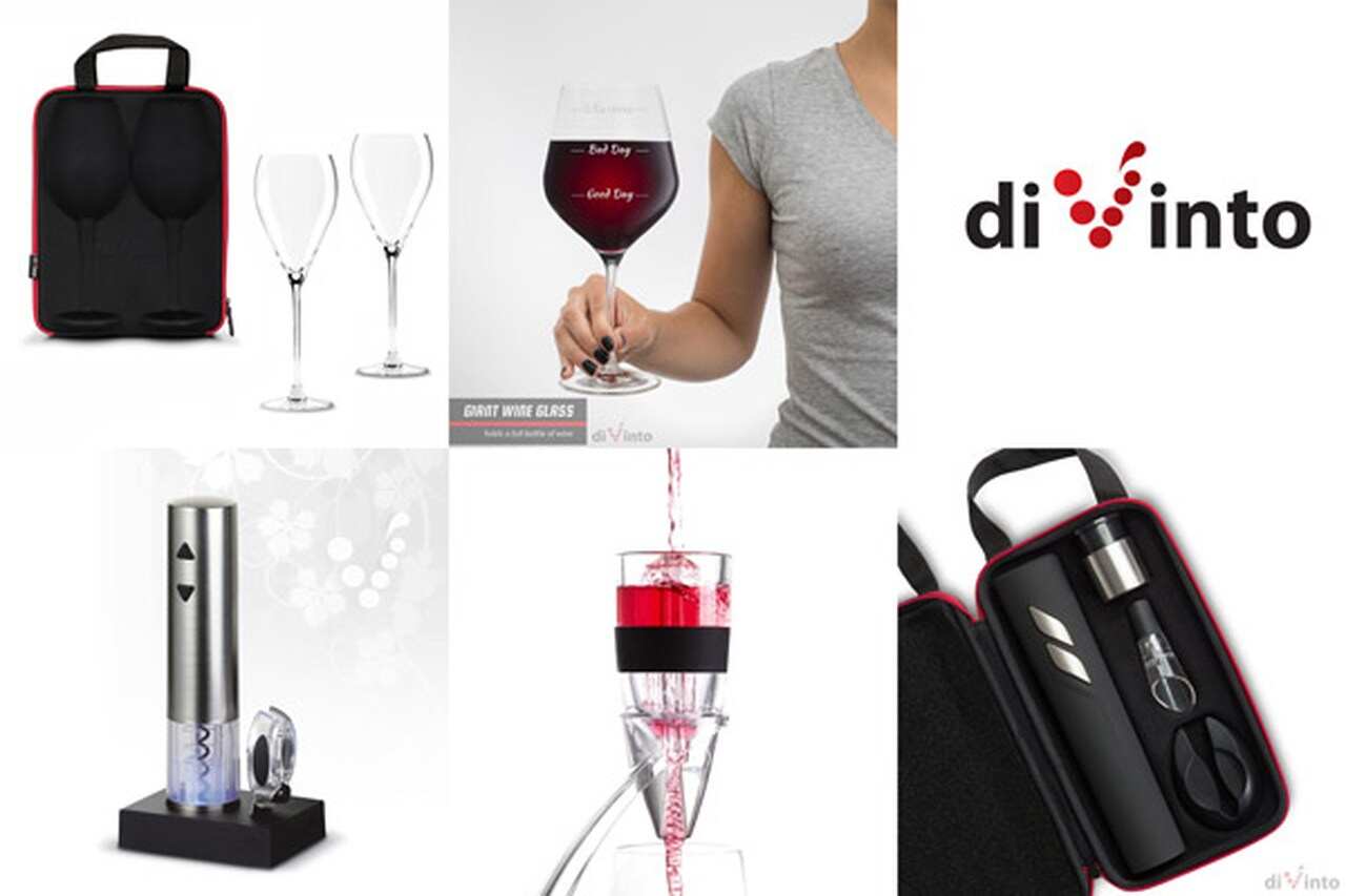 sklep internetowy gadzety.shop, kieliszki i akcesoria do wina marki DiVinto